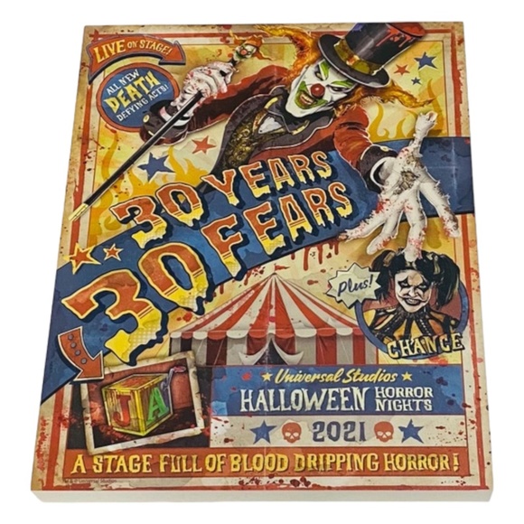 Universal Studios Halloween Horror Nights 2021 30 Years Wood Wall Decor - Picture 1 of 1
